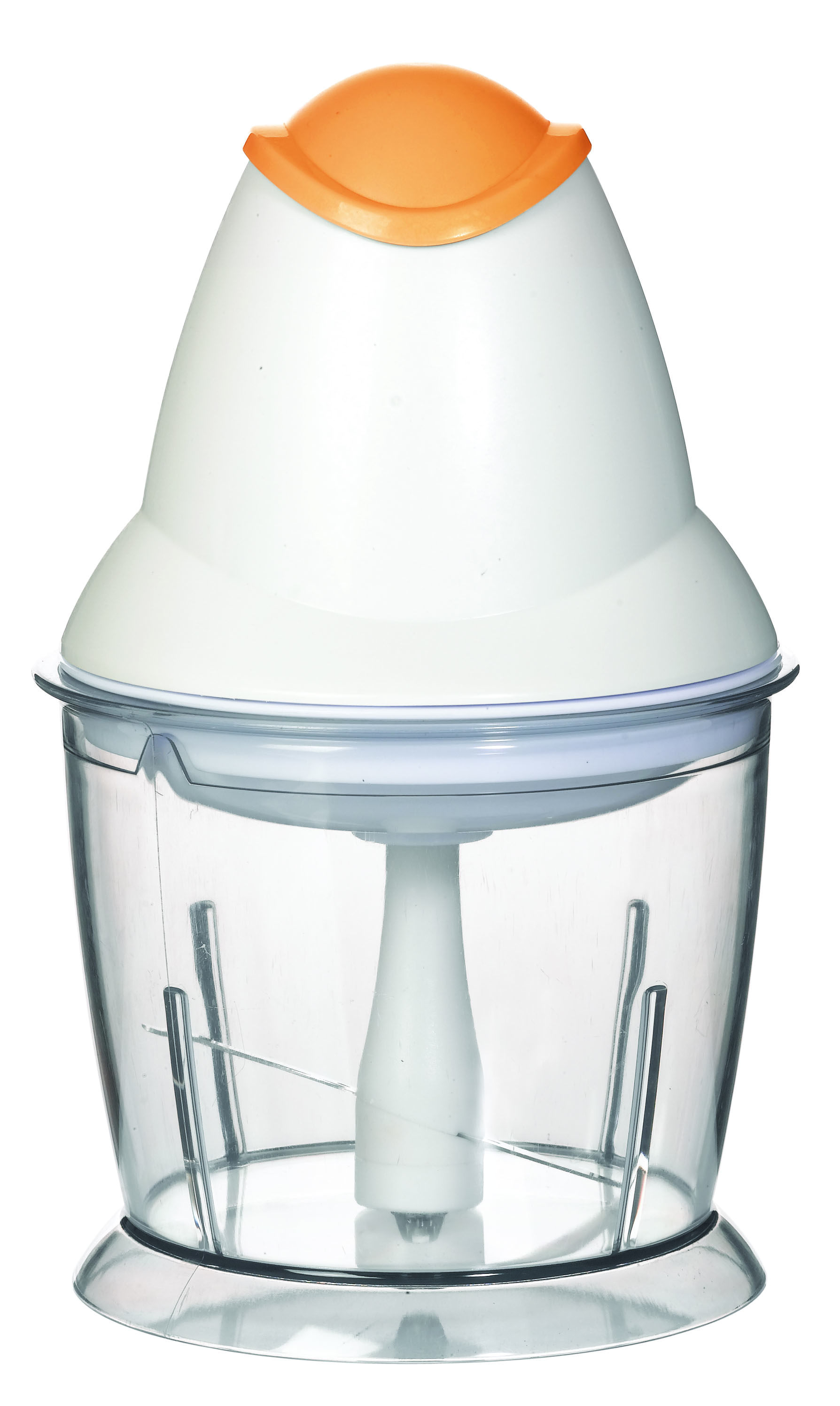 Mini Food Chopper GM-3800A 1.0L bowl white and orange